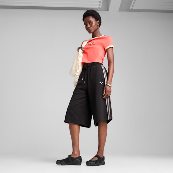EQUAL LOVE CONFEDERATION Relaxed 14" Shorts Women, PUMA Black, extralarge